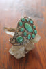 Old Pawn Large and Gorgeous 1940s Cluster Cuff