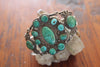 Old Pawn Large and Gorgeous 1940s Cluster Cuff