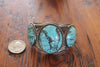RARE Native American Old Pawn Dry Creek Turquoise Cuff