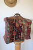 "TAOS LUXE"  Giant Honeywood Handmade Antique Carpet Bag