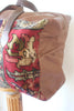 "TAOS LUXE"  Giant Honeywood Handmade Antique Carpet Bag