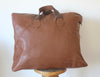 "TAOS LUXE"  Giant Honeywood Handmade Antique Carpet Bag