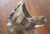 Signed Navajo Elegant Handmade Sterling Turquoise Cuff