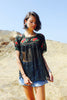 Folk Beauty Hand Embroidered 1940s Peasant Blouse