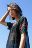 Folk Beauty Hand Embroidered 1940s Peasant Blouse