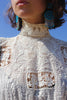 Exceedingly rare c.1910  Art Nouveau Austrian Secessionist Owl Motif Blouse