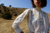 Exceedingly rare c.1910  Art Nouveau Austrian Secessionist Owl Motif Blouse