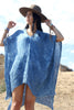 "Water and Sky " Totally Blown One of a Kind Indigo Poncho