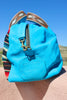 1930s Antique Saltillo Handmade Honeywood Overnighter Bag