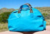 1930s Antique Saltillo Handmade Honeywood Overnighter Bag