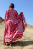 Stunning 1970s Phool Block Print Bohemian Dress