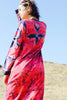 Vintage Zodiac Pisces Dress 1970s Batik Deadstock