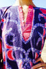 Vintage Zodiac Pisces Dress 1970s Batik Deadstock