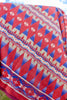 Ombre Blue and Red Southwestern Beacon Native Design 1930s Blanket