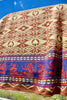 Rare 1930s Native Southwestern Beacon Blanket Seated Indians