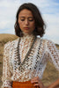Victorian Era Open Eyelet Blouse