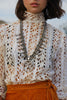 Victorian Era Open Eyelet Blouse