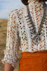 Victorian Era Open Eyelet Blouse