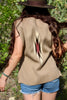 Rare 1970s Handwoven Chimayo Wool Vest