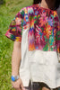 "Technicolor Floral" Antique Handwoven Huipil