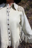 1970s Vintage Handmade Deerskin Jacket with Fringe