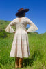 1970s Bohemian Folk Mexican Wedding Dress