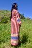 Cosmic Folk Vintage Guatemalan 1970s Maxi Dress