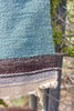 Dazzling and Vibrant  Vintage Hand Woven Mexican Blanket 1940s