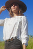 "The Belle Isle" Victorian Linen Blouse