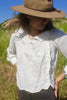 "The Belle Isle" Victorian Linen Blouse