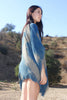 "High Weeds" Totally Blown Indigo Dyed Poncho