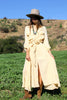 "Daughter of the Desert" 1970s Gauzy Button Down Maxi Dress