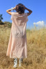 1920s Cotton Eyelet Dress with Crochet trim Size Large