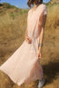 1920s Cotton Eyelet Dress with Crochet trim Size Large