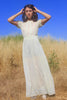 1930s Celadon Homespun Cotton Lawn Gown