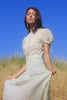 1930s Celadon Homespun Cotton Lawn Gown
