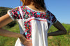 Luscious and Lovely Vintage Oaxacan Maxi Dress