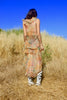 "The Zelda" 1920s Silk Chiffon Watercolor  Floral Dress