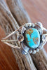 Abel Toledo Navajo Royston Turquoise Sterling Cuff.