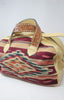 Honeywood Original Antique Mexican Saltillo and Deerskin Overnighter bag one of a kind