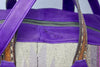 Honeywood Vintage One of A Kind Purple Deerskin Overnighter