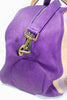 Honeywood Vintage One of A Kind Purple Deerskin Overnighter
