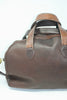 Antique Hand Embroidered Lillies Honeywood Vintage Original Overnighter Deerskin Bag