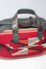 Antique Handwoven Chimayo Honeywood Overnighter Bag