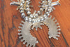 "Ed Niiha" Old Pawn Sterling and Turquoise Zuni  Squash Blossom