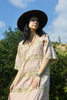 Classic and Romantic Vintage Mexican Crochet Maxi Dress