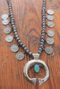 Signed Navajo Mercury Dime Sterling Squash Blossom