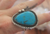 X-Large Old Pawn Sleeping Beauty Turquoise Ring