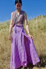 "Indira Violette"  1970s Indian Vest with Metallic Thread