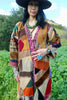 A Honeywood Original Early Century Silk Crazy Quilt Coat Duster